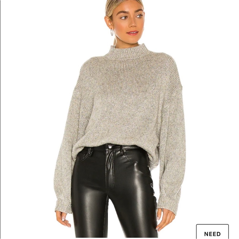 NWT Evereve BB Dakota Tried To Warm You Metallic Sweater size medium